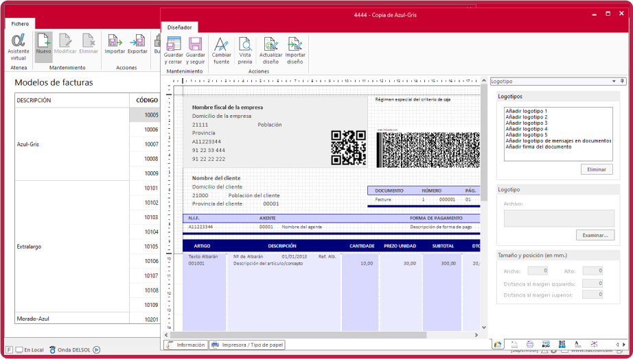 Crea informes y documentos personalizados con tu programa de facturas