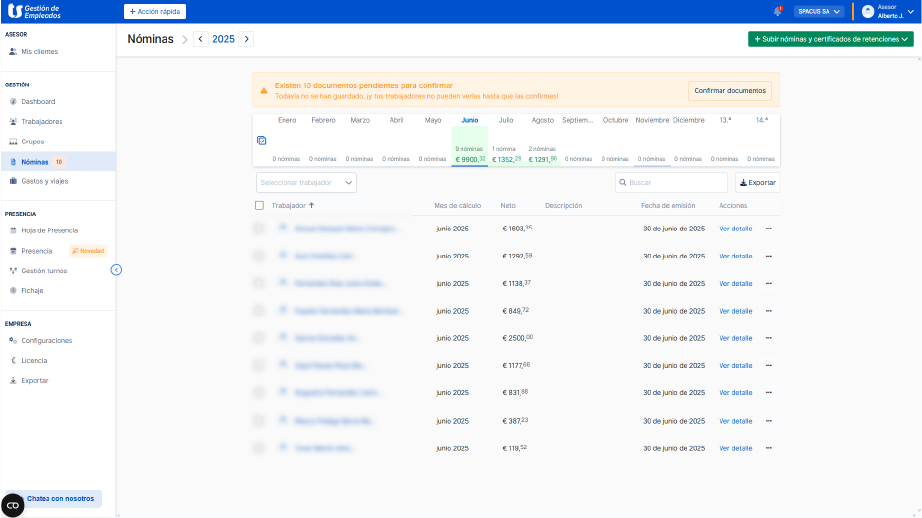 Documentos siempre disponibles