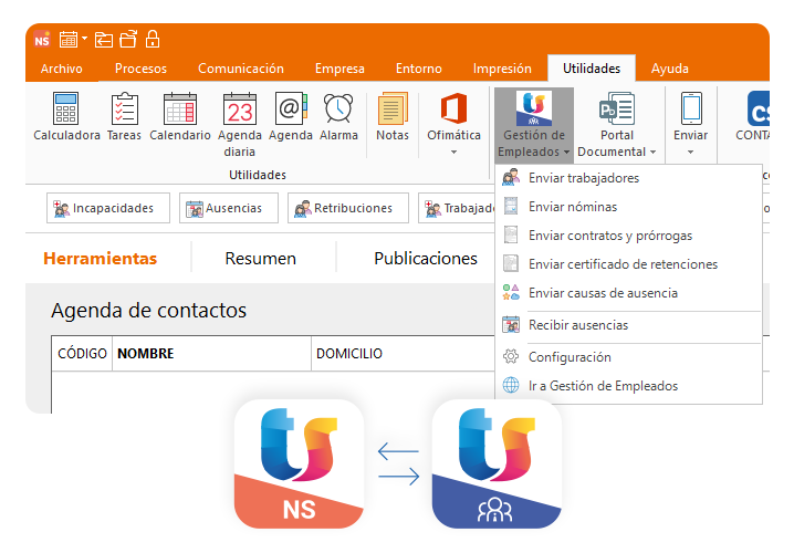 Integración con Gestión de Empleados